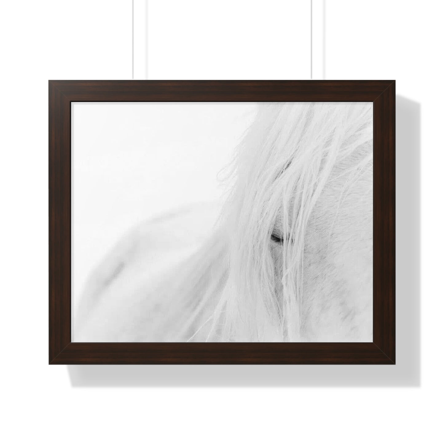 Poster Framed Horizontal horse by Mariu del Campo.