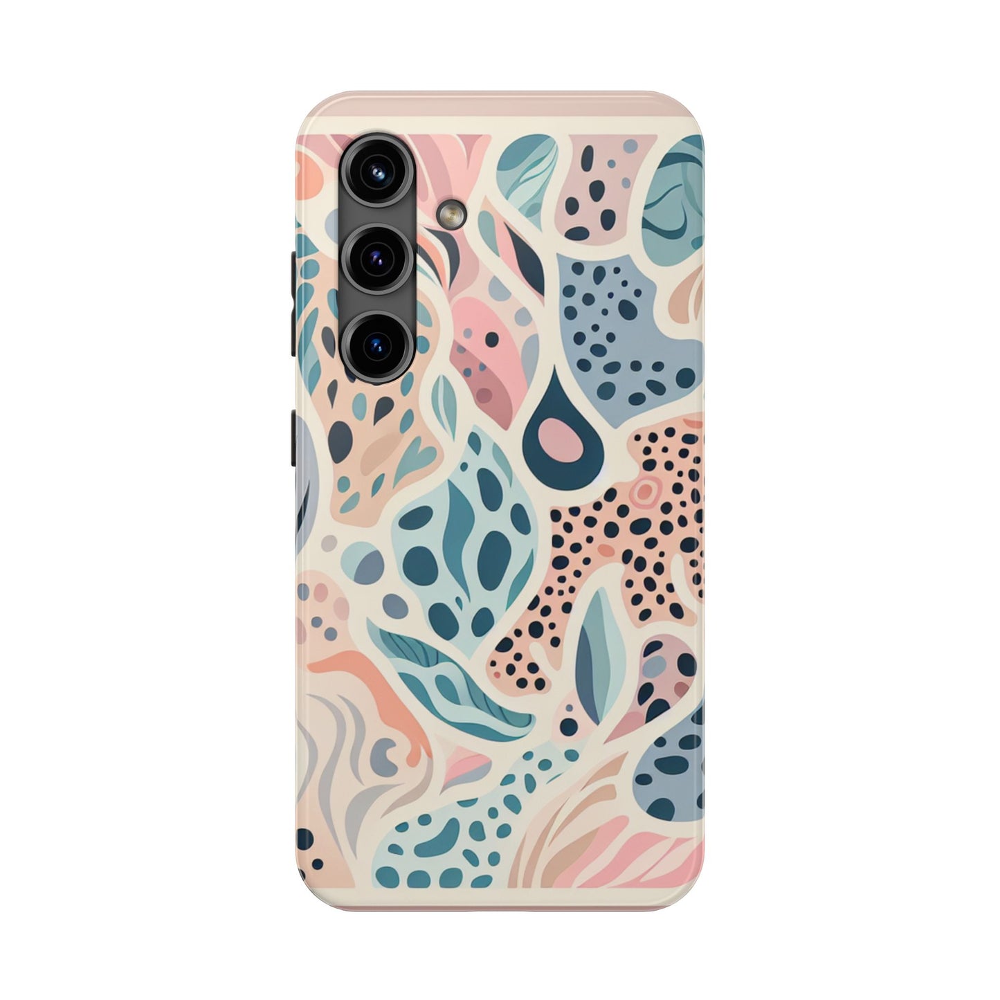 Cases Tough Phone Animal Print - Pastel Design by Mariu del Campo.