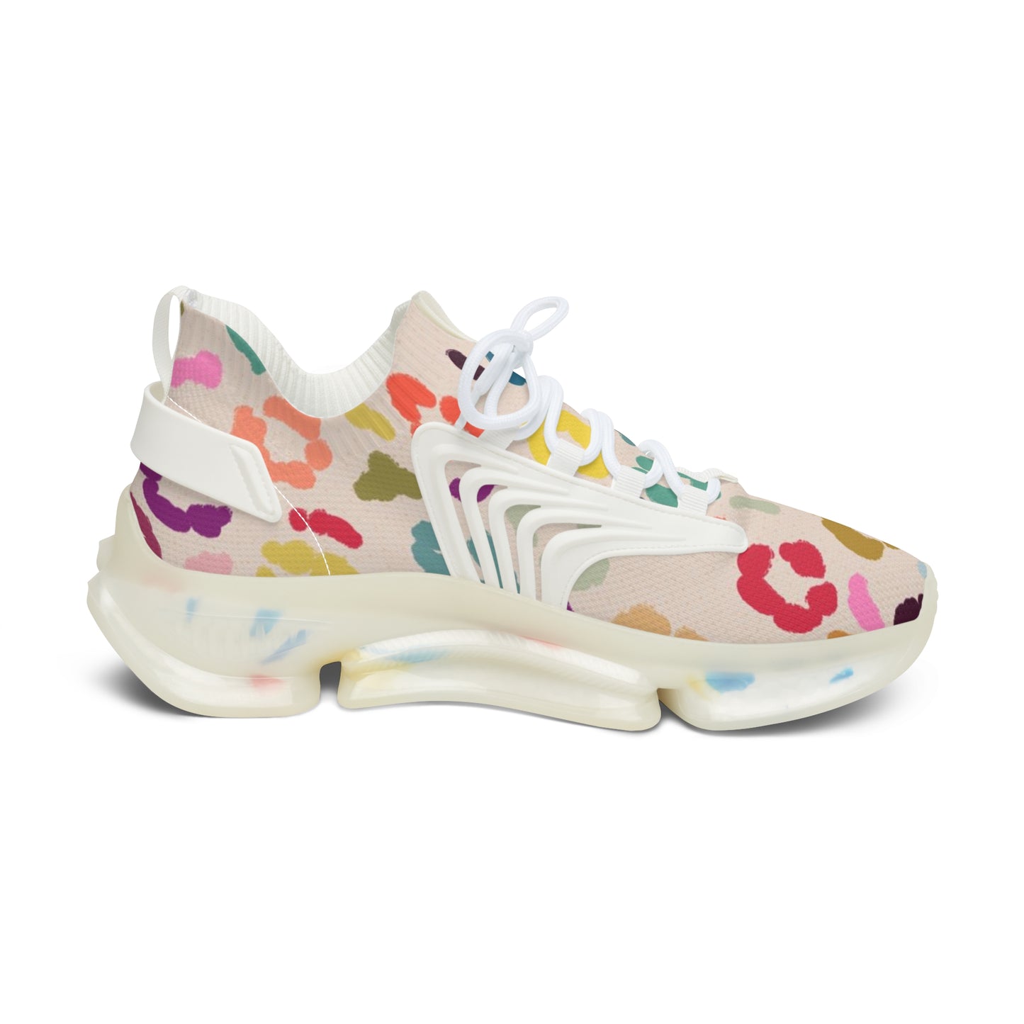 Sneakers Mesh Women's Colorful leopard by Mariu del Campo.