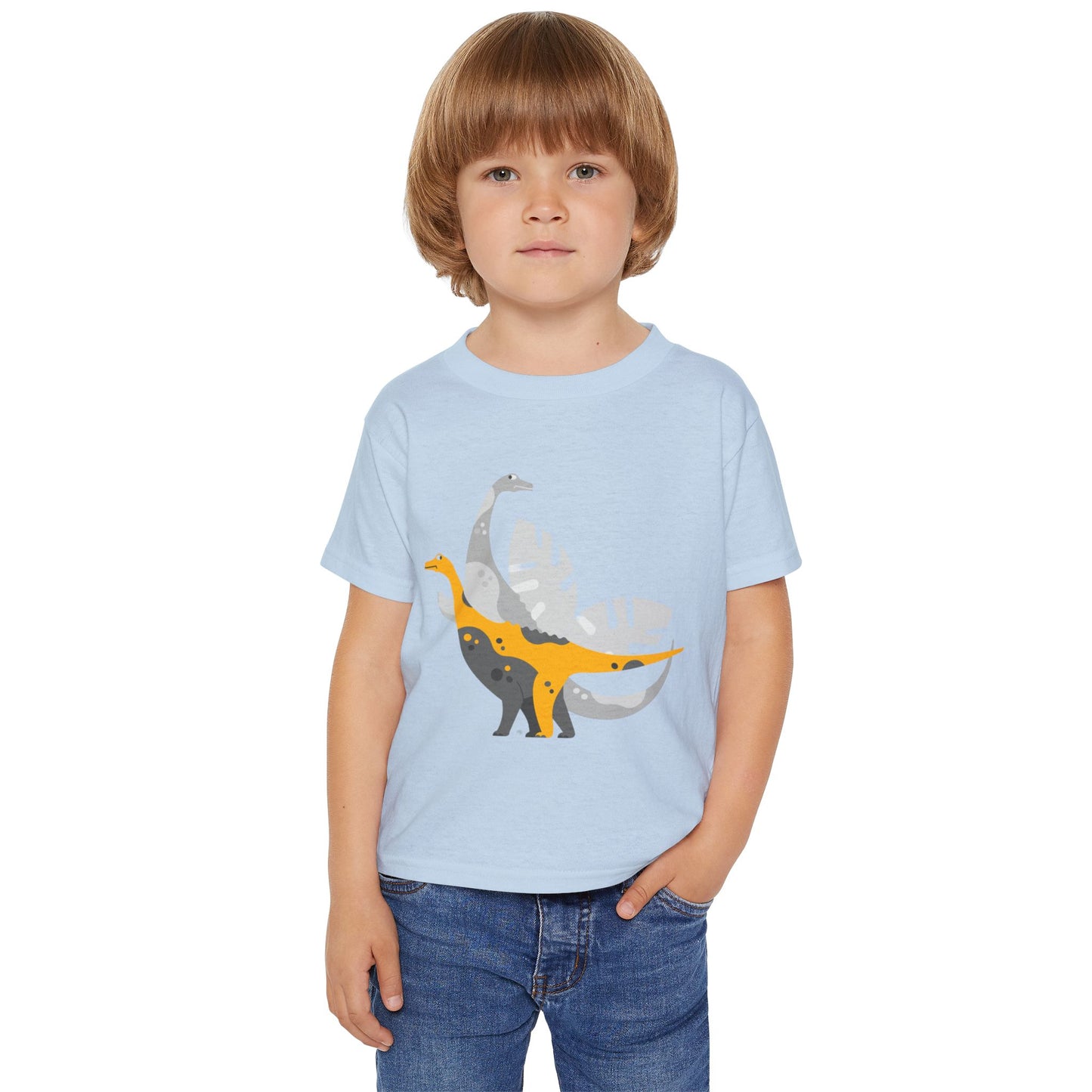 T-Shirt Heavy Cotton™ Toddler Dinosaurs by Mariu del Campo.
