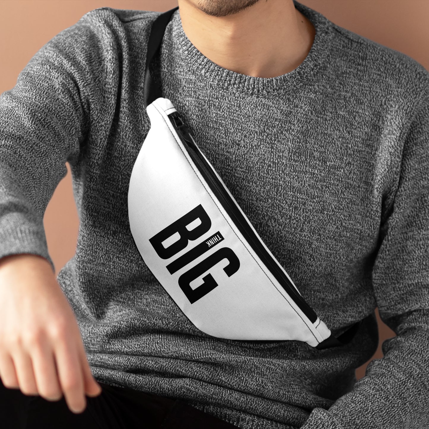 Bag Fanny Pack Think Big by Mariu del Campo.