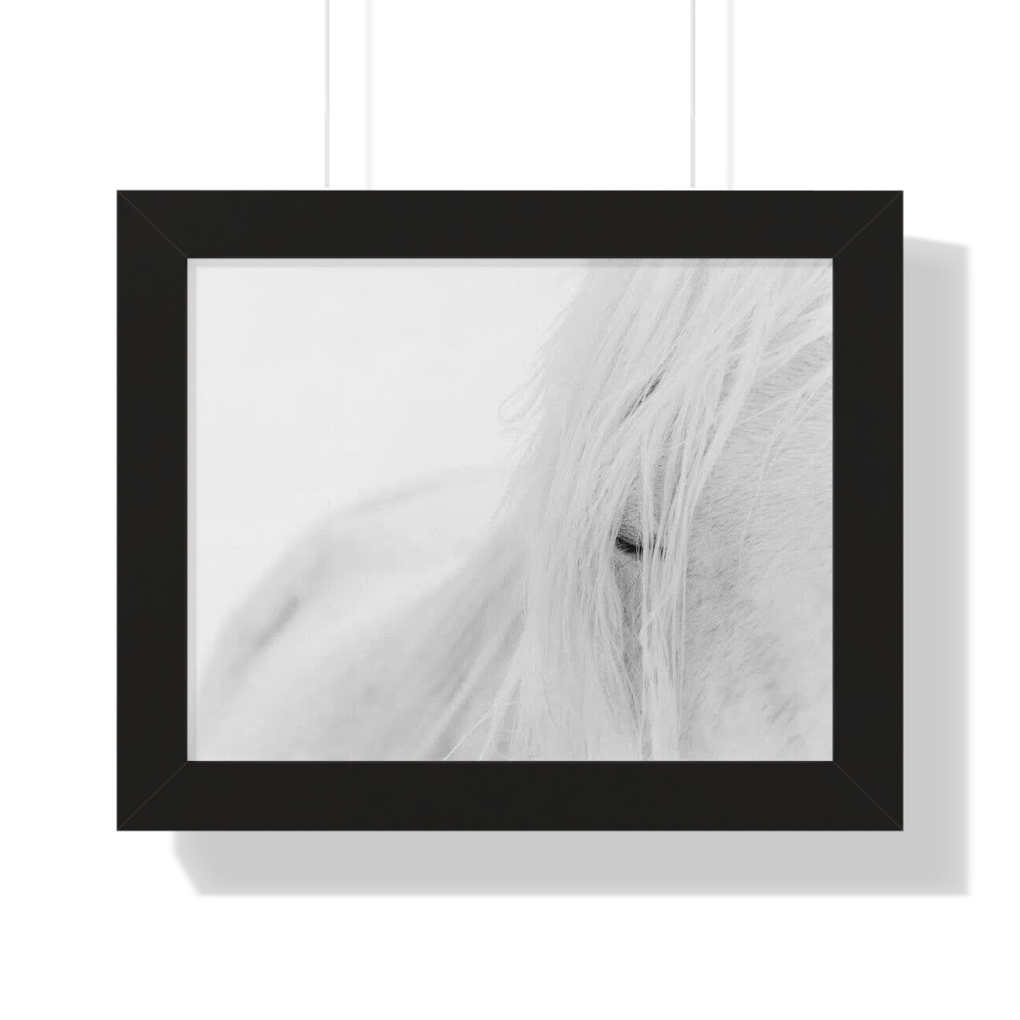 Poster Framed Horizontal horse by Mariu del Campo.