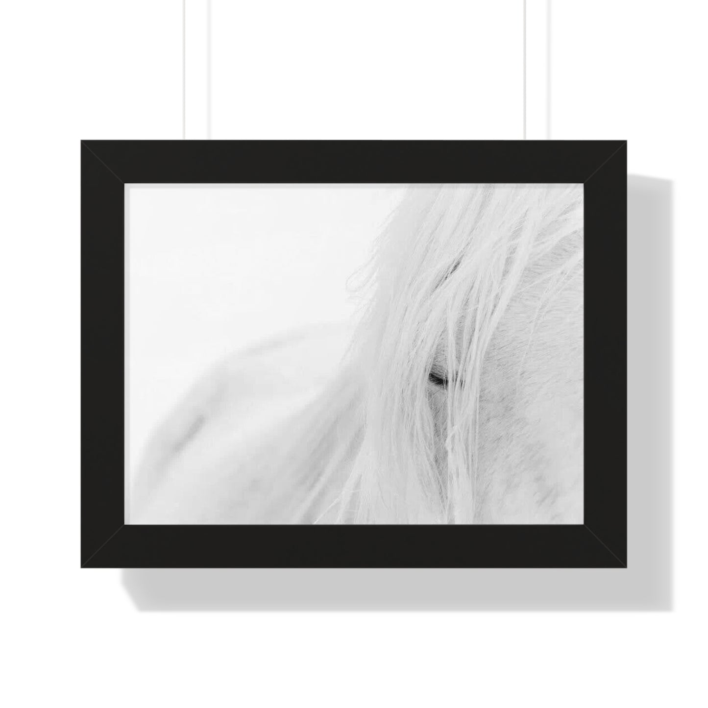 Poster Framed Horizontal horse by Mariu del Campo.