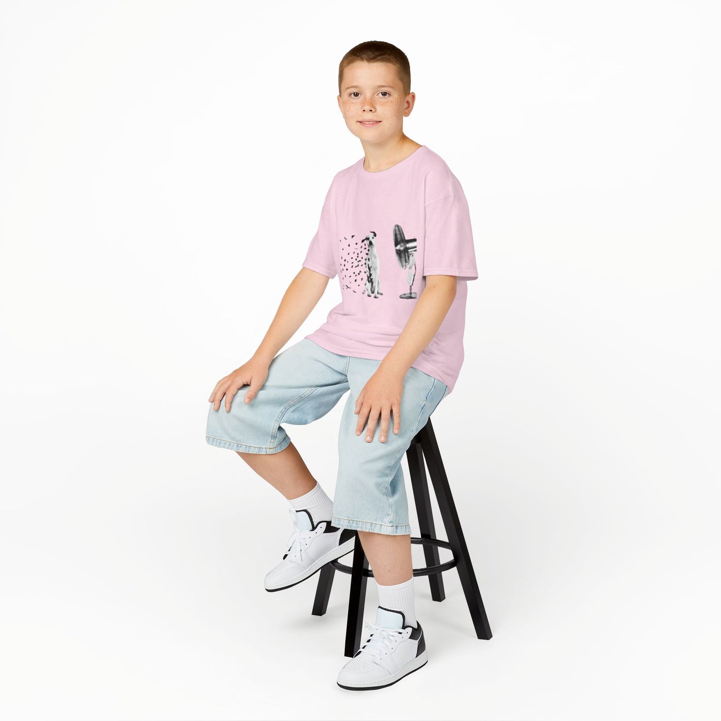 T- Shirt Kids Cotton Dalmata's fan by Mariu del Campo.