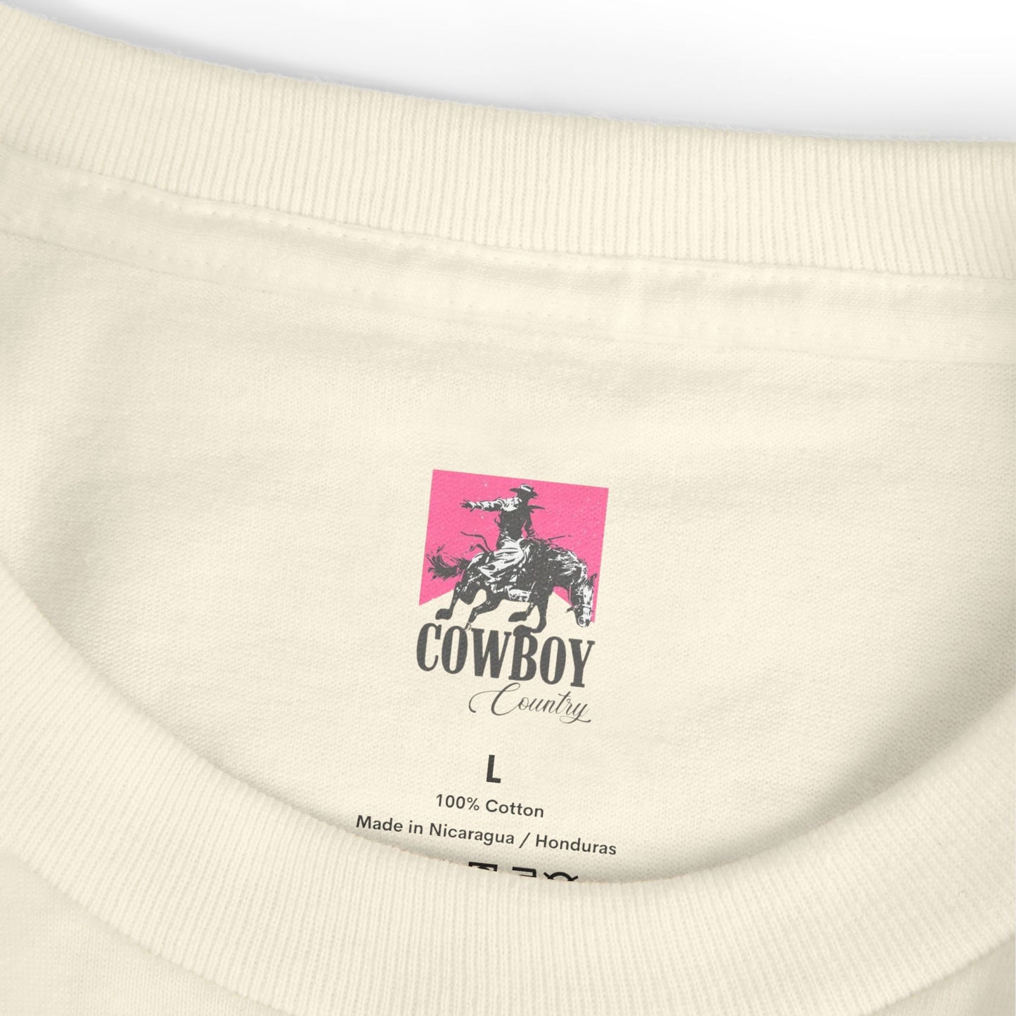 T-Shirt Unisex Cotton CowBoy by Mariu del Campo.