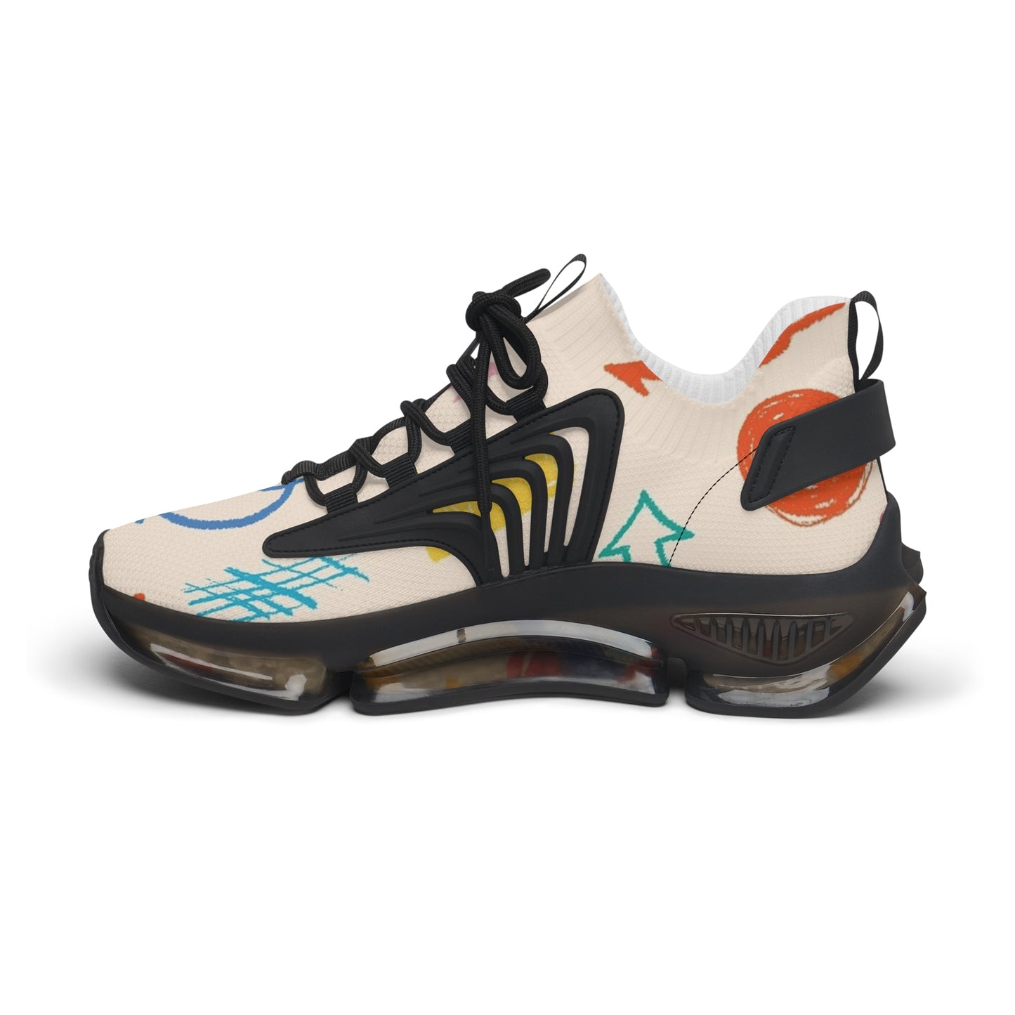 Sneakers Women's Mesh symbols by Mariu del Campo.