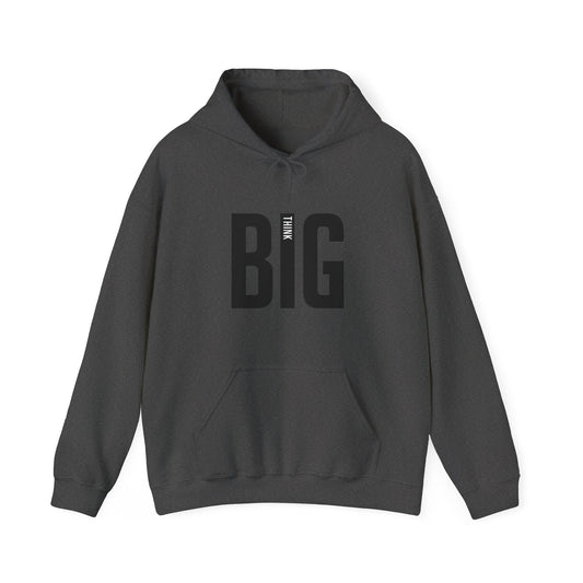 Hoodie Think Big Unisex by Mariu del Campo — back view showing full artwork design