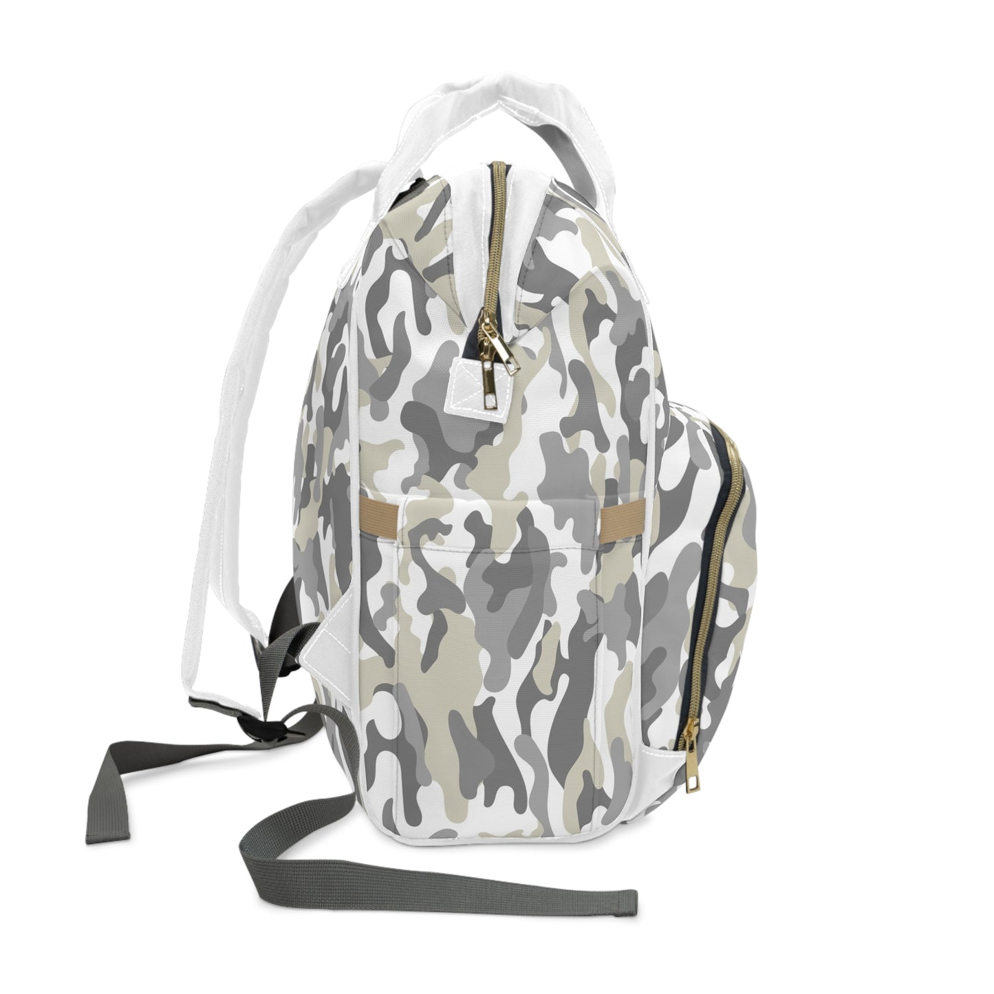 Backpack Multifunctional Diaper Camo by Mariu del Campo.
