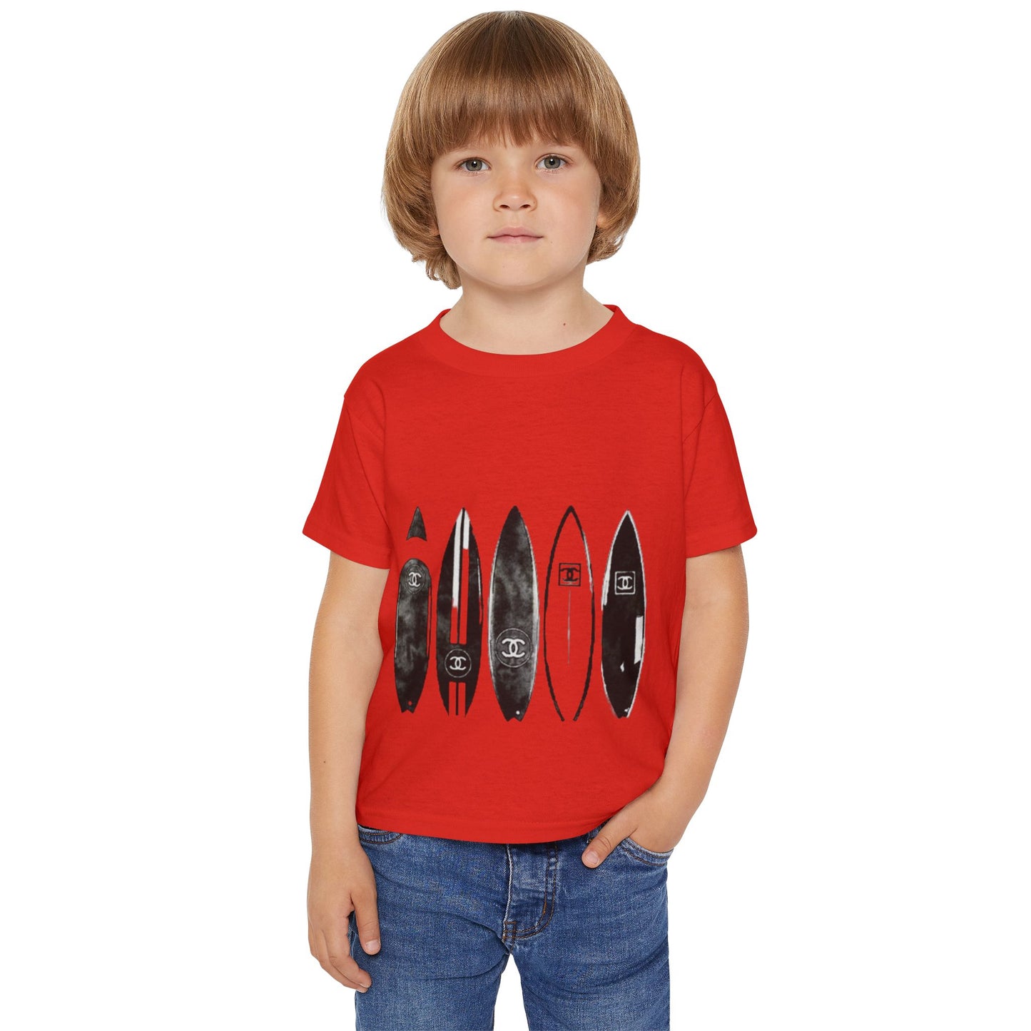 T-Shirt Heavy Cotton™ Toddler surf by Mariu del Campo.
