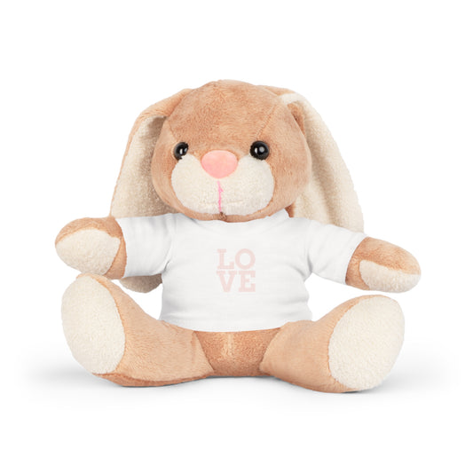 Plush Toy with T-Shirt Love by Mariu del Campo — elephant toy option