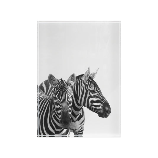 Photo Block Zebras by Mariu del Campo — 5x7 vertical format detail