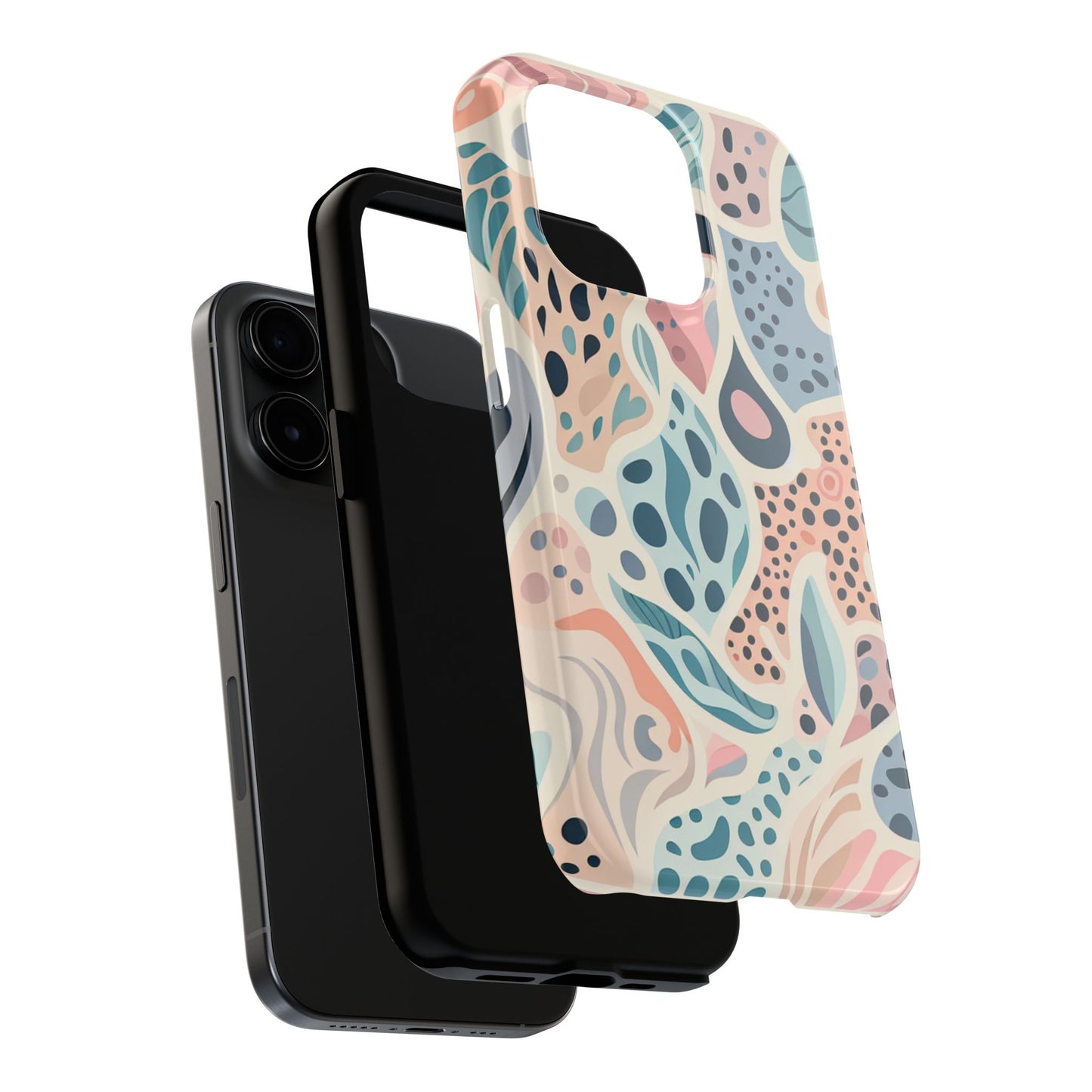 Cases Tough Phone Animal Print - Pastel Design by Mariu del Campo.