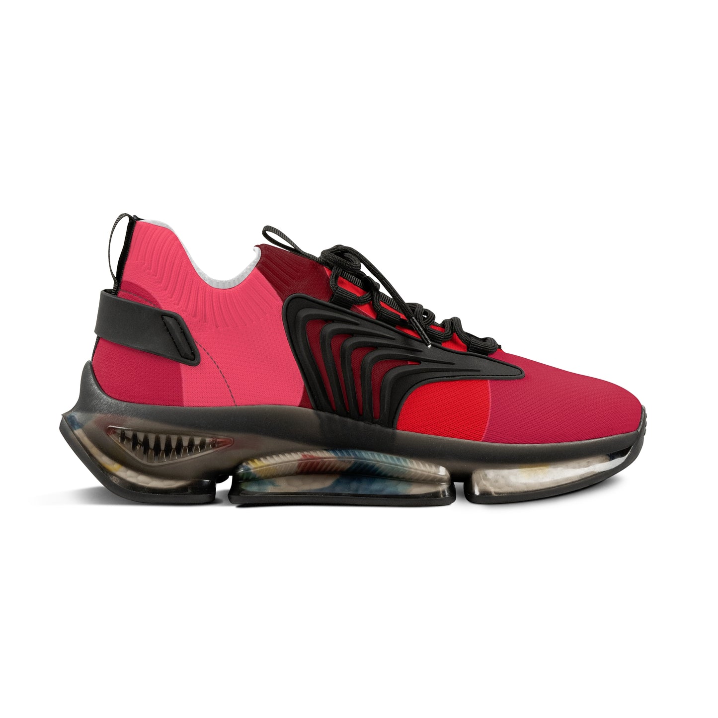 Sneakers unisex Mesh dark red by Mariu del Campo.