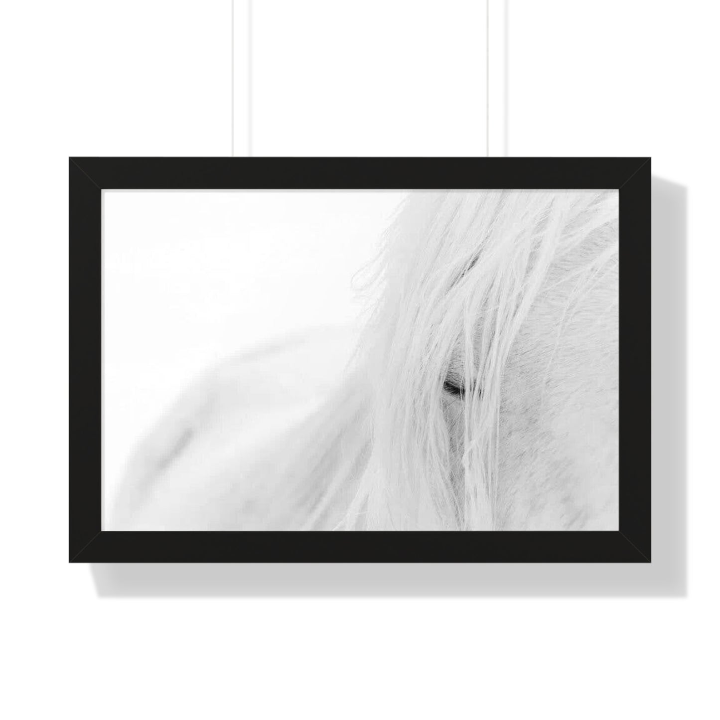 Poster Framed Horizontal horse by Mariu del Campo.