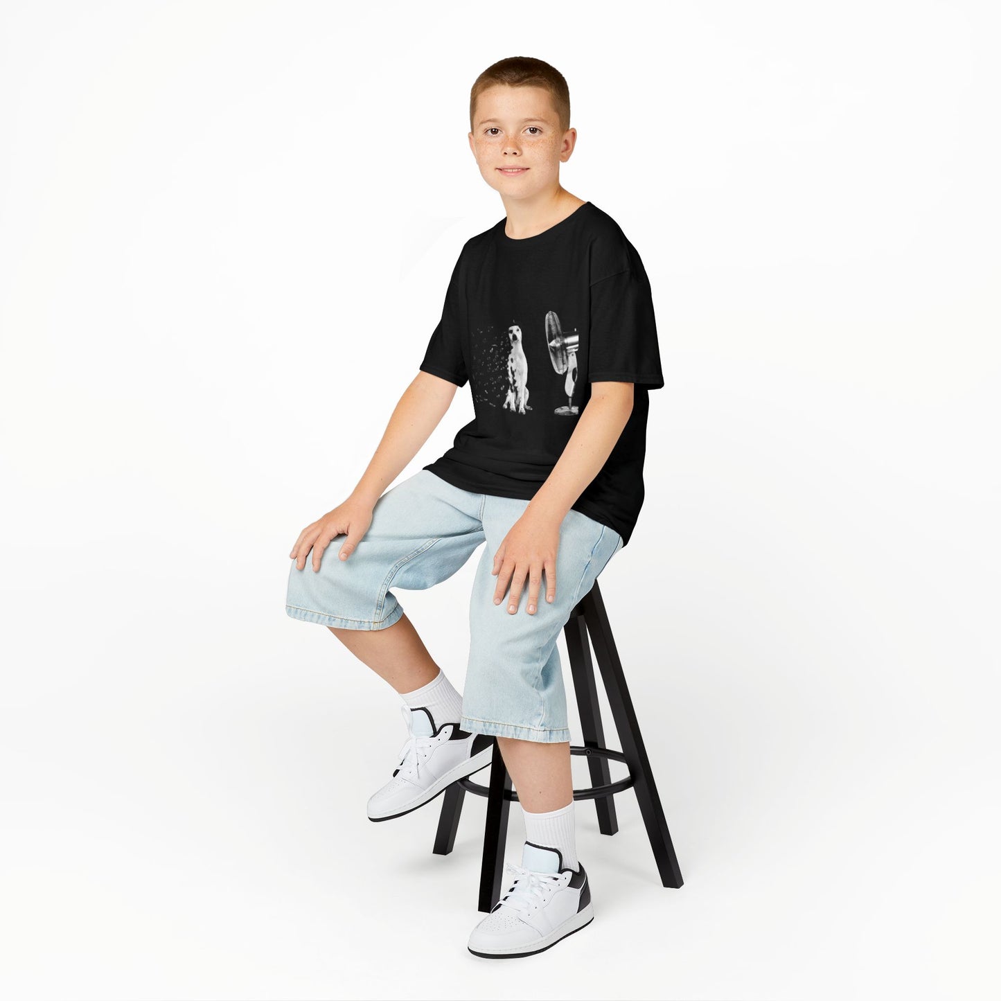 T- Shirt Kids Cotton Dalmata's fan by Mariu del Campo.