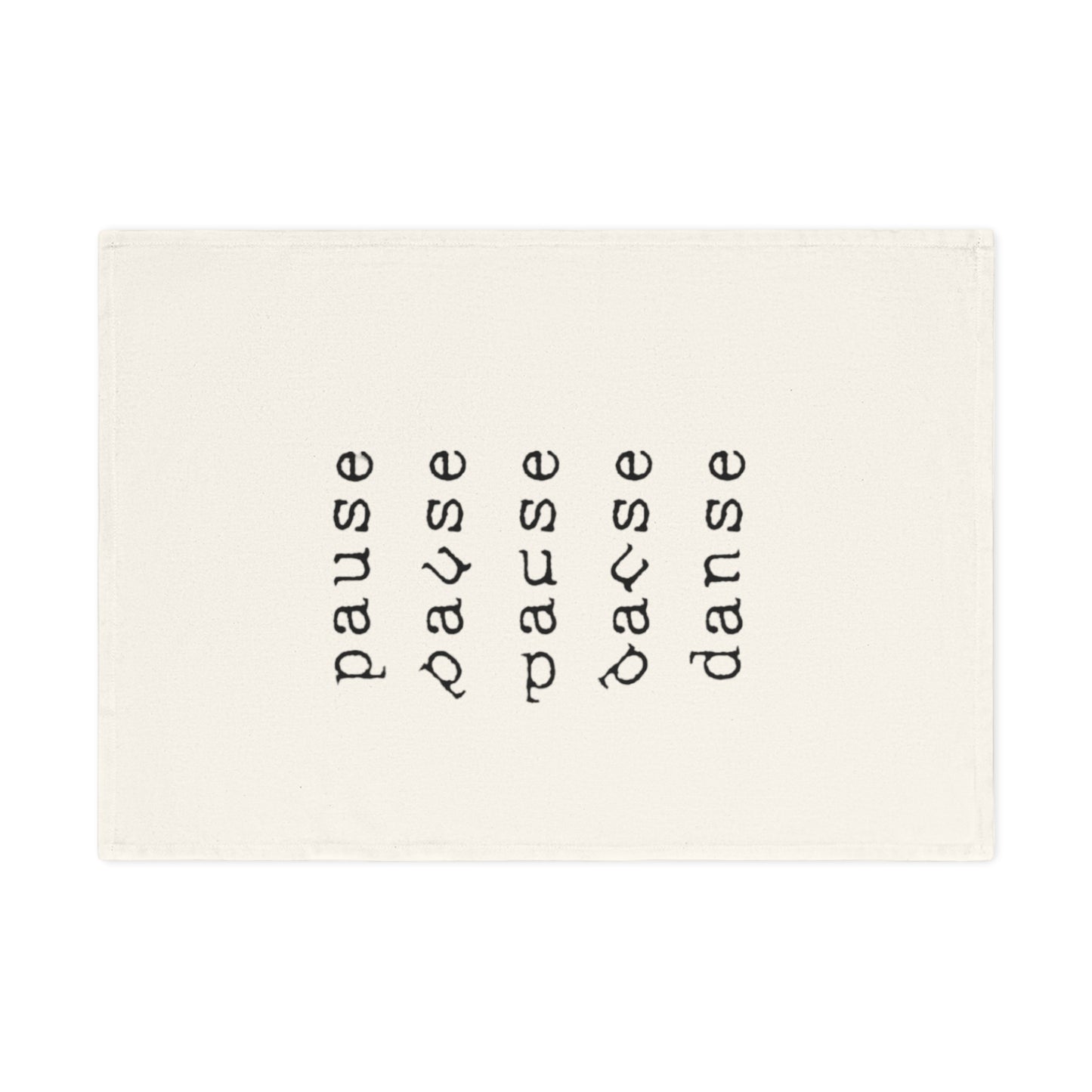 Towel Cotton Tea pause danse by Mariu del Campo.