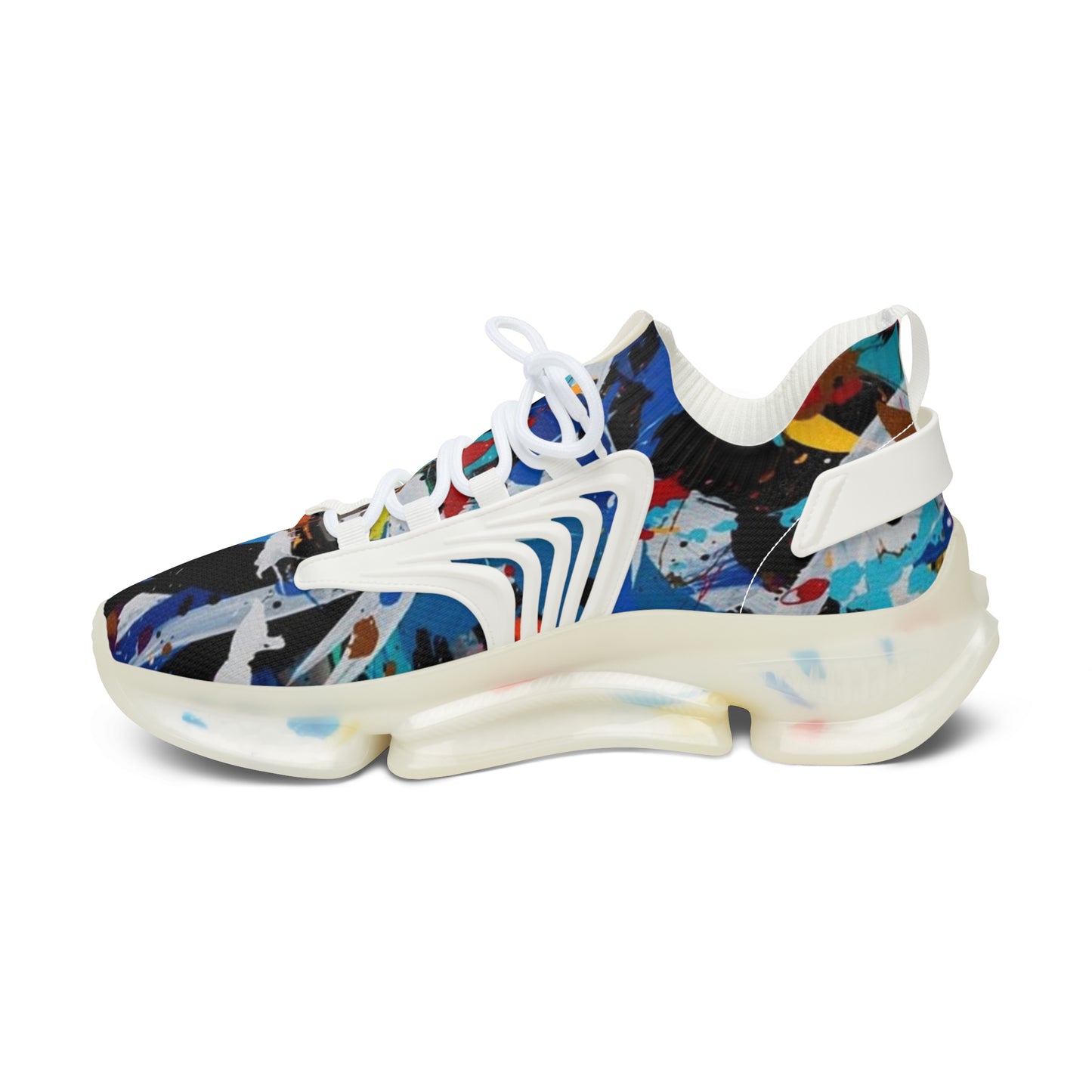 Sneakers Women's Mesh paint by Mariu del Campo.