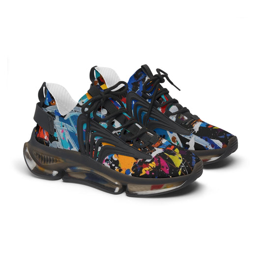 Sneakers Women's Mesh Paint by Mariu del Campo — side profile view