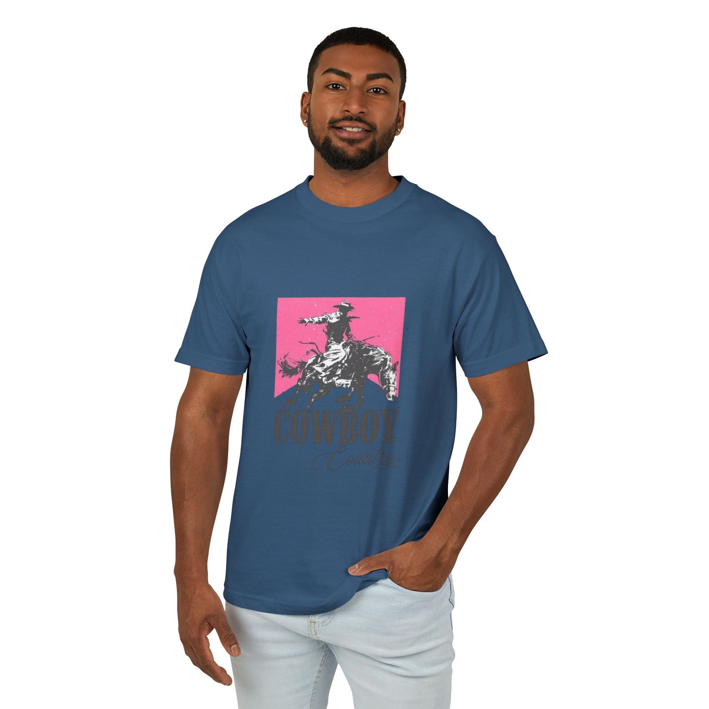 T-Shirt Unisex Cotton CowBoy by Mariu del Campo.