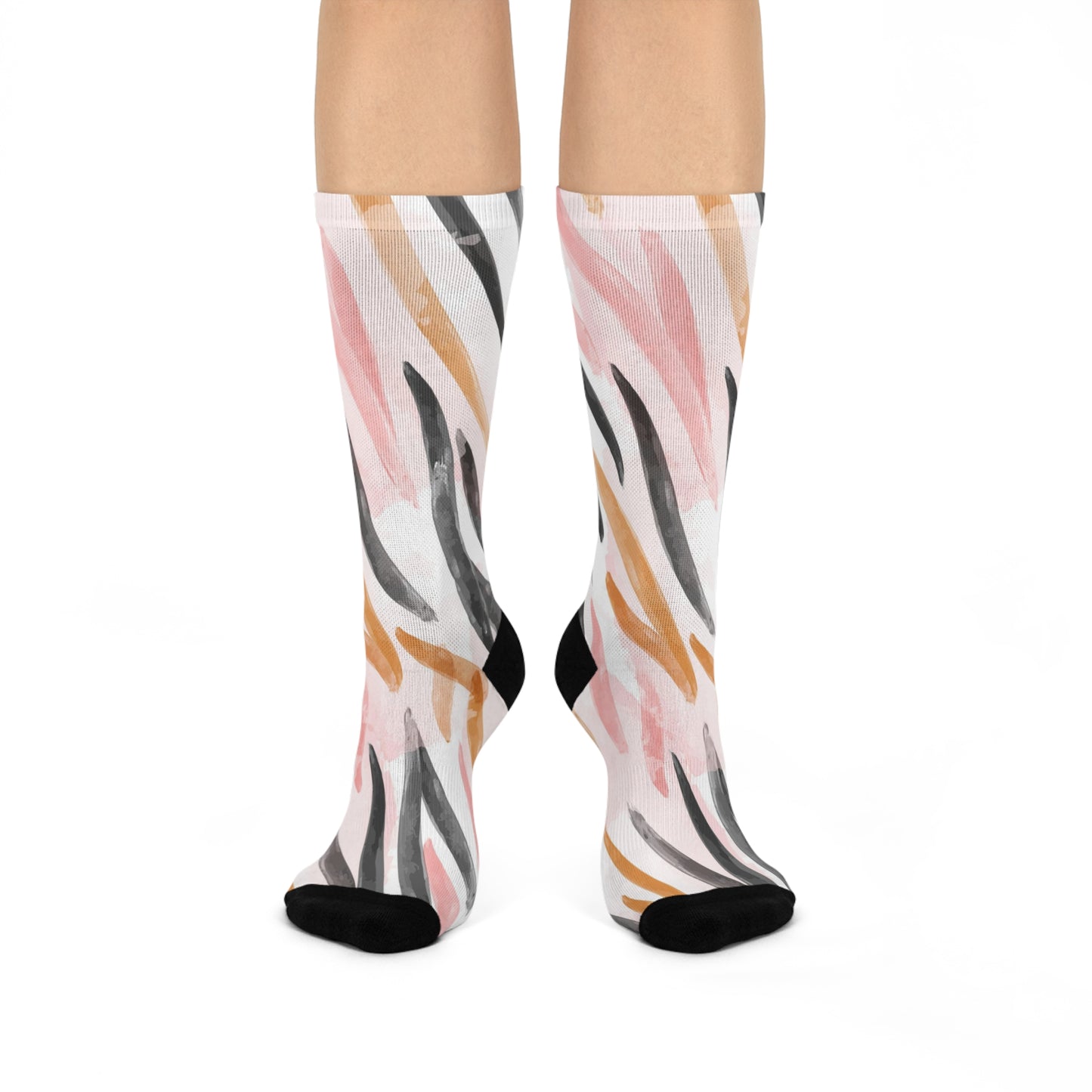 Socks Cushioned Crew paint by Mariu del Campo.