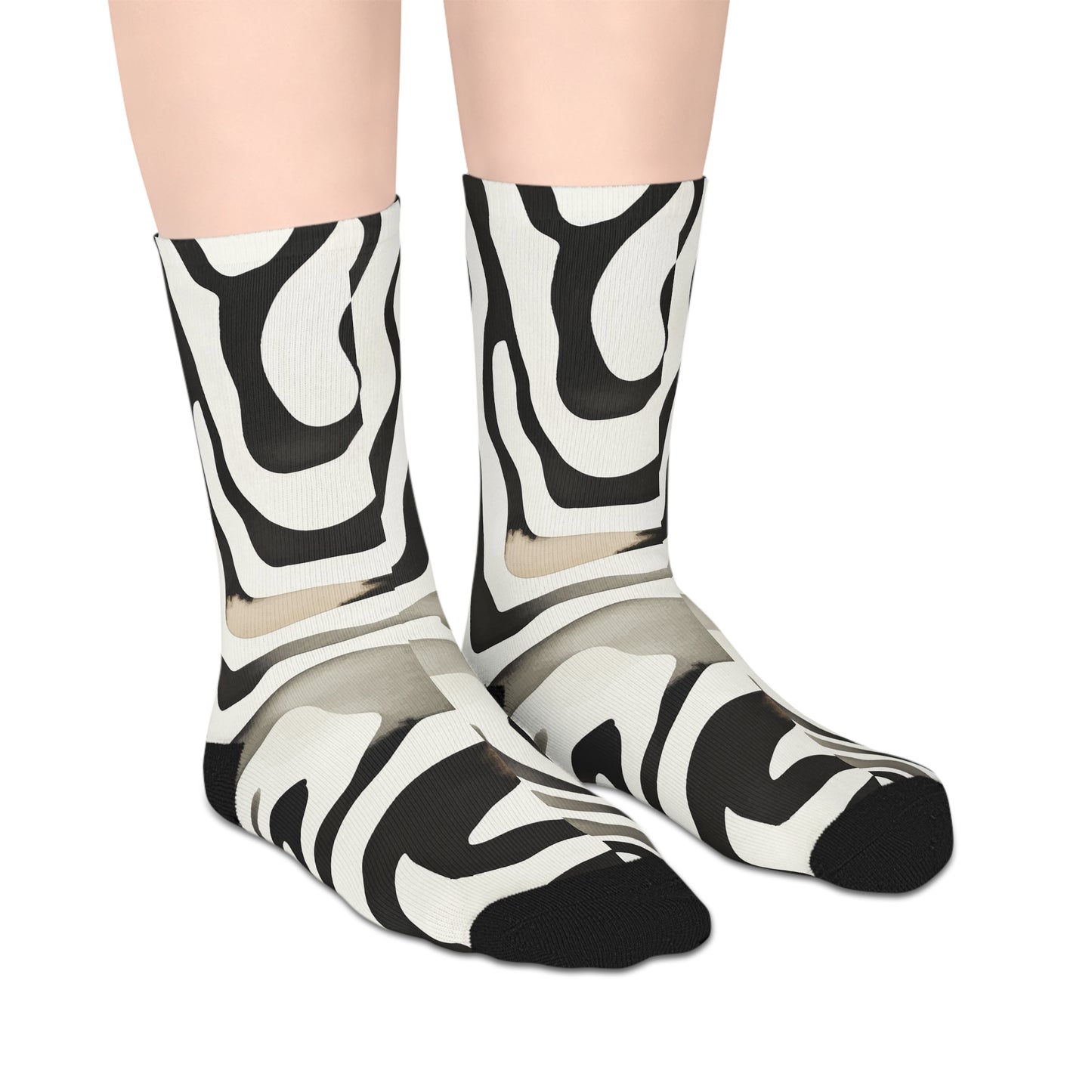 Socks Mid-length Socks African Wild by Mariu del Campo.