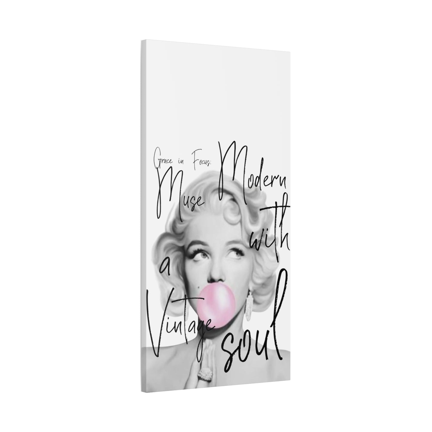 Canvas Marilyn Monroe by Mariu del Campo.
