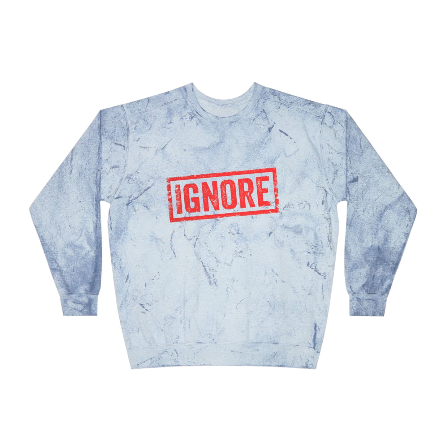 Sweatshirt Unisex Color Blast Crewneck ignore by Mariu del Campo.