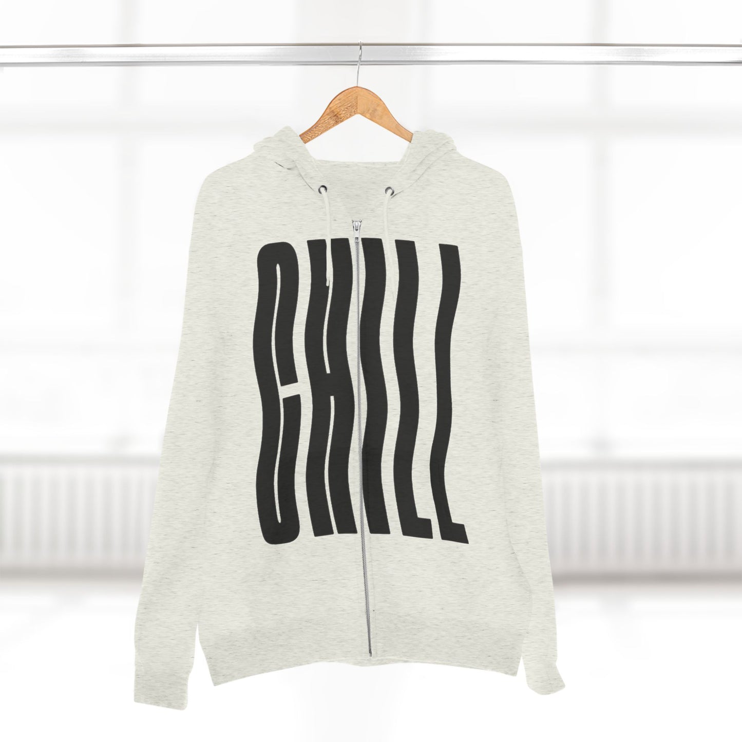 Hoodie Chill Unisex Zip by Mariu del Campo.