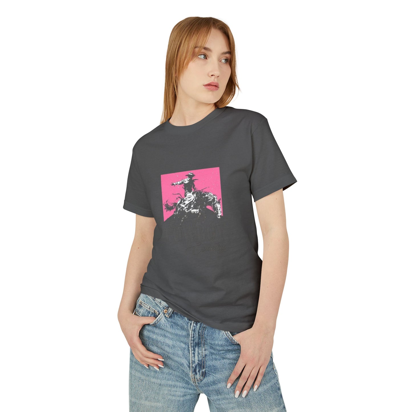 T-Shirt Unisex Cotton CowBoy by Mariu del Campo.