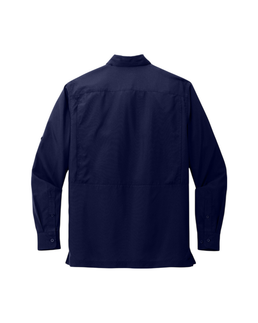 Men's Long Sleeve UV Shirt by Mariu del Campo — deep black option