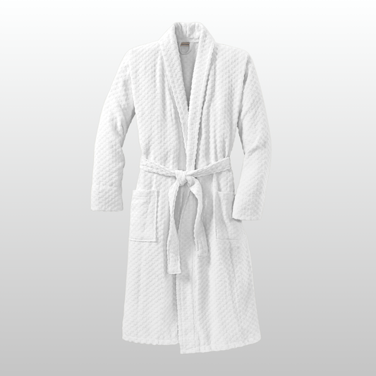 Robe Unisex Terry Shawl Surf Club by Mariu del Campo — L/XL size detail