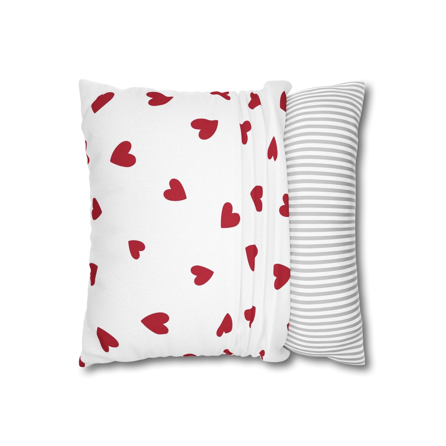 Pillowcase Spun Polyester Square heart by Mariu del Campo.