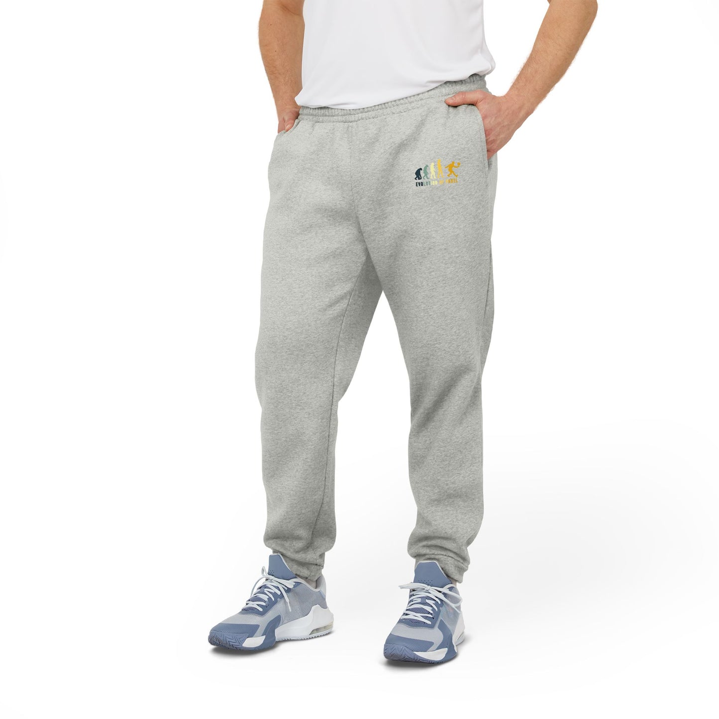 adidas® Unisex Fleece Joggers Evolution of Padel by Mariu del Campo.