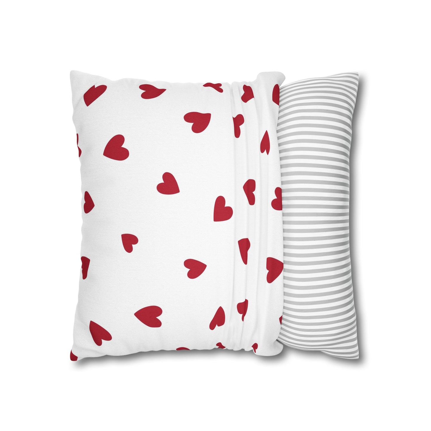 Pillowcase Spun Polyester Square heart by Mariu del Campo.
