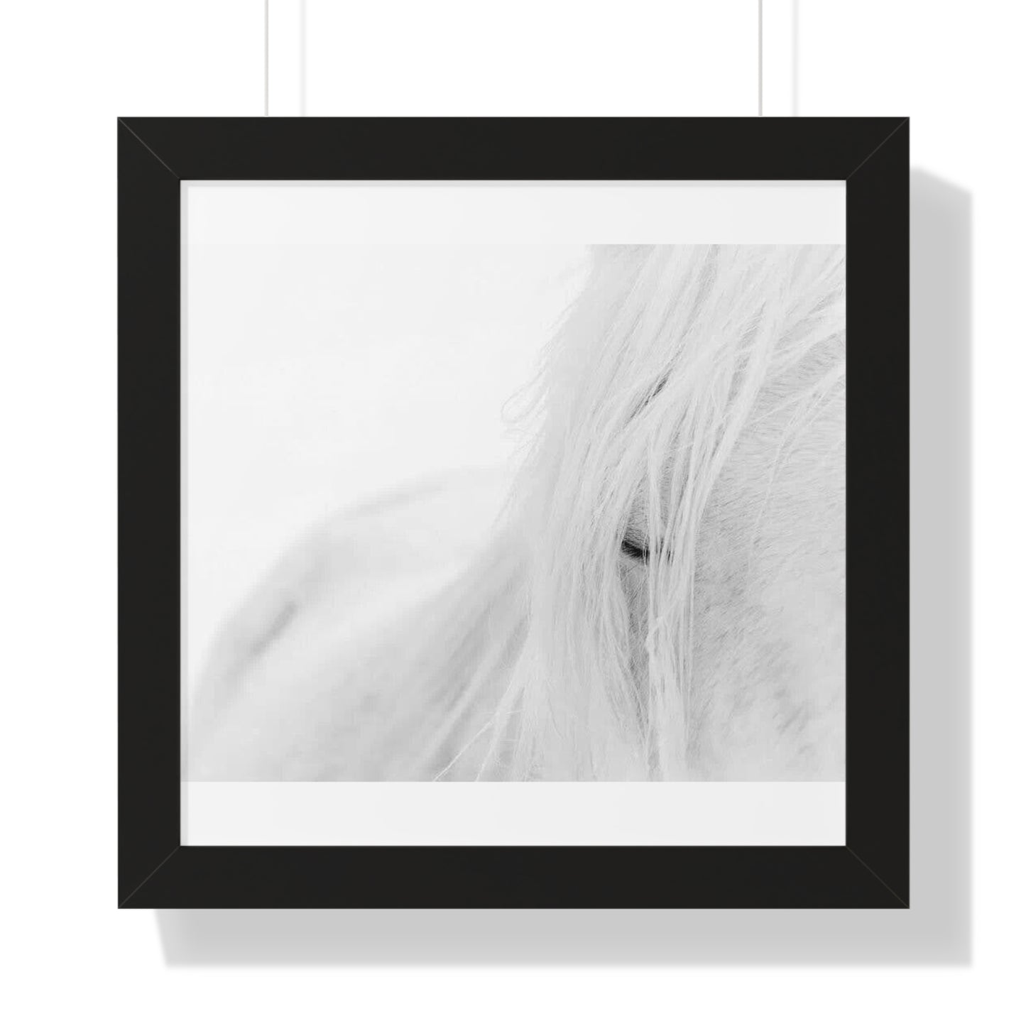Poster Framed Horizontal horse by Mariu del Campo.
