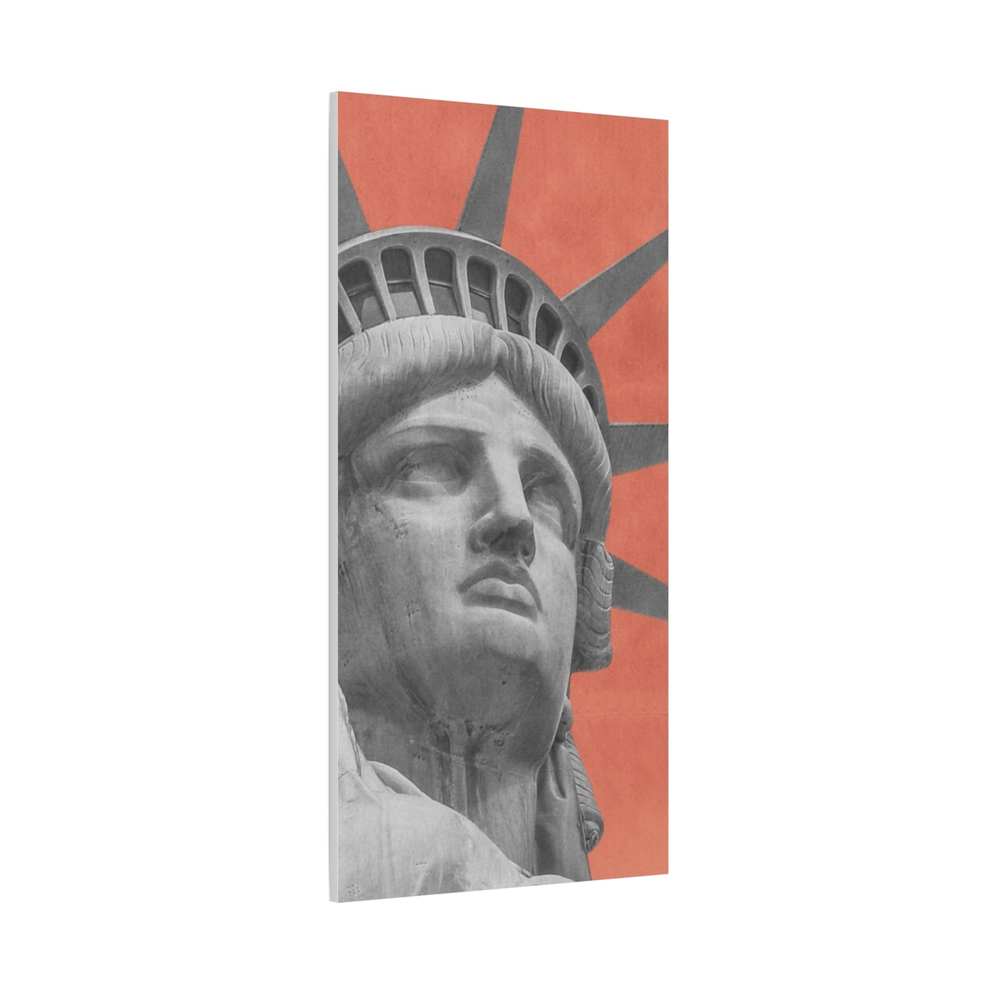 Canvas Matte featuring the iconic Liberty Statue by Mariu del Campo.
