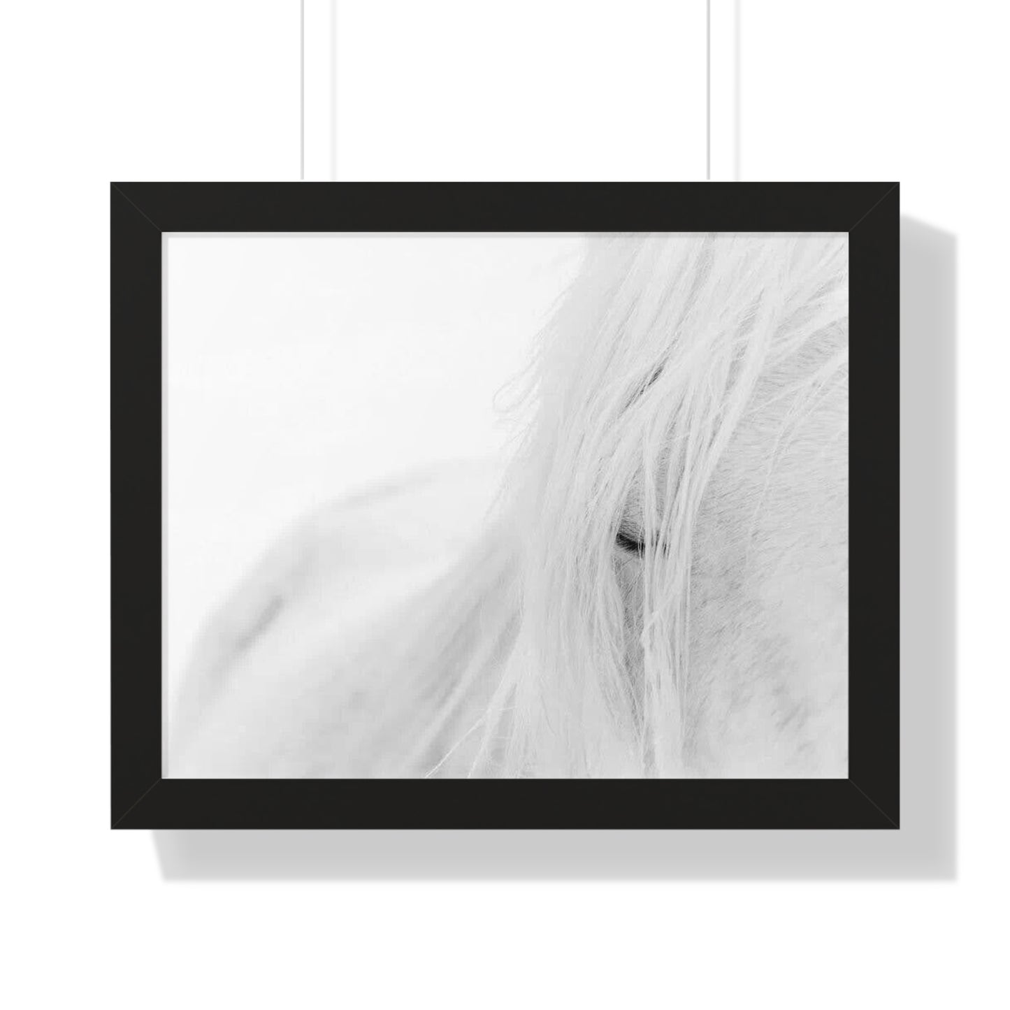 Poster Framed Horizontal horse by Mariu del Campo.