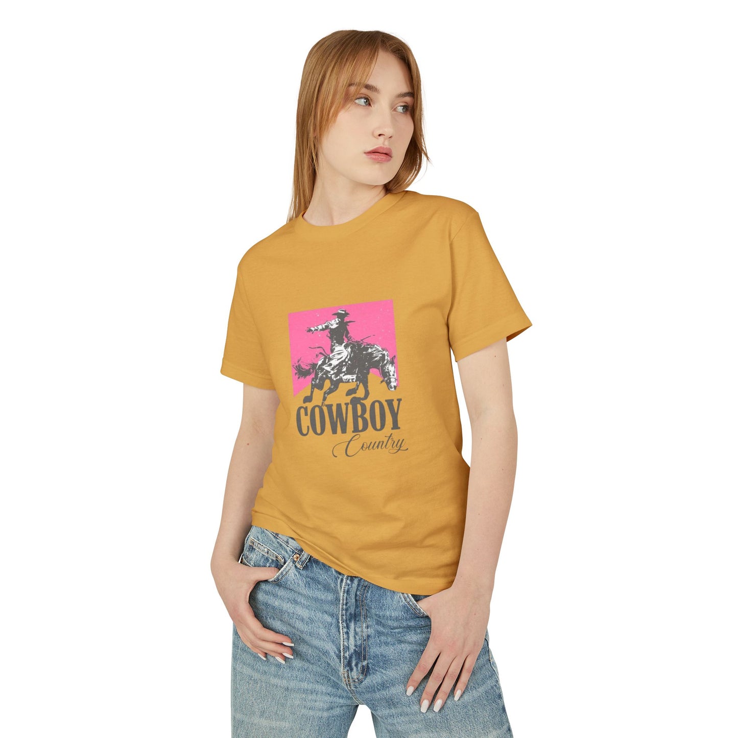 T-Shirt Unisex Cotton CowBoy by Mariu del Campo.