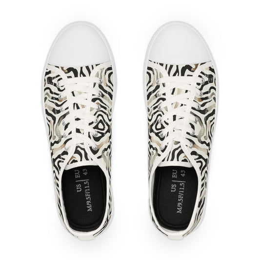 Sneakers Men's Low Top African Wild by Mariu del Campo — side profile view