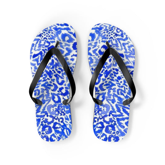 Flip Flops Leopard Colors by Mariu del Campo — sole detail view
