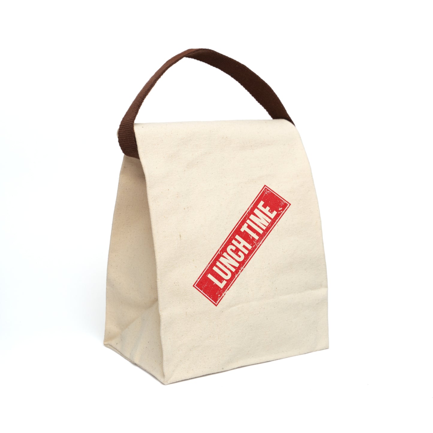 Bag Lunch Canvas with Strap lunch time by Mariu del Campo.