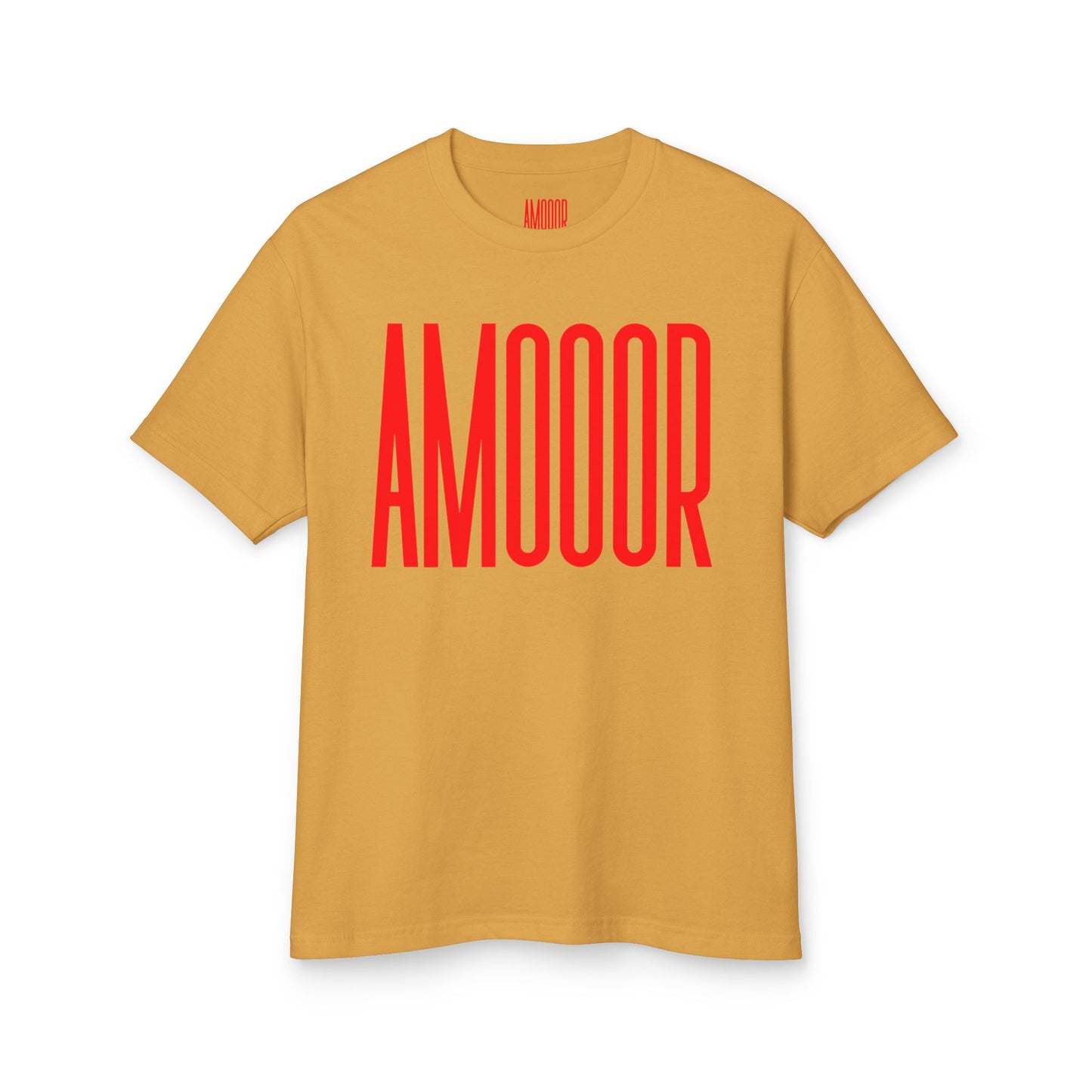 T-Shirt AMOOOR Unisex Heavyweight Cotton Tee by Mariu del Campo.