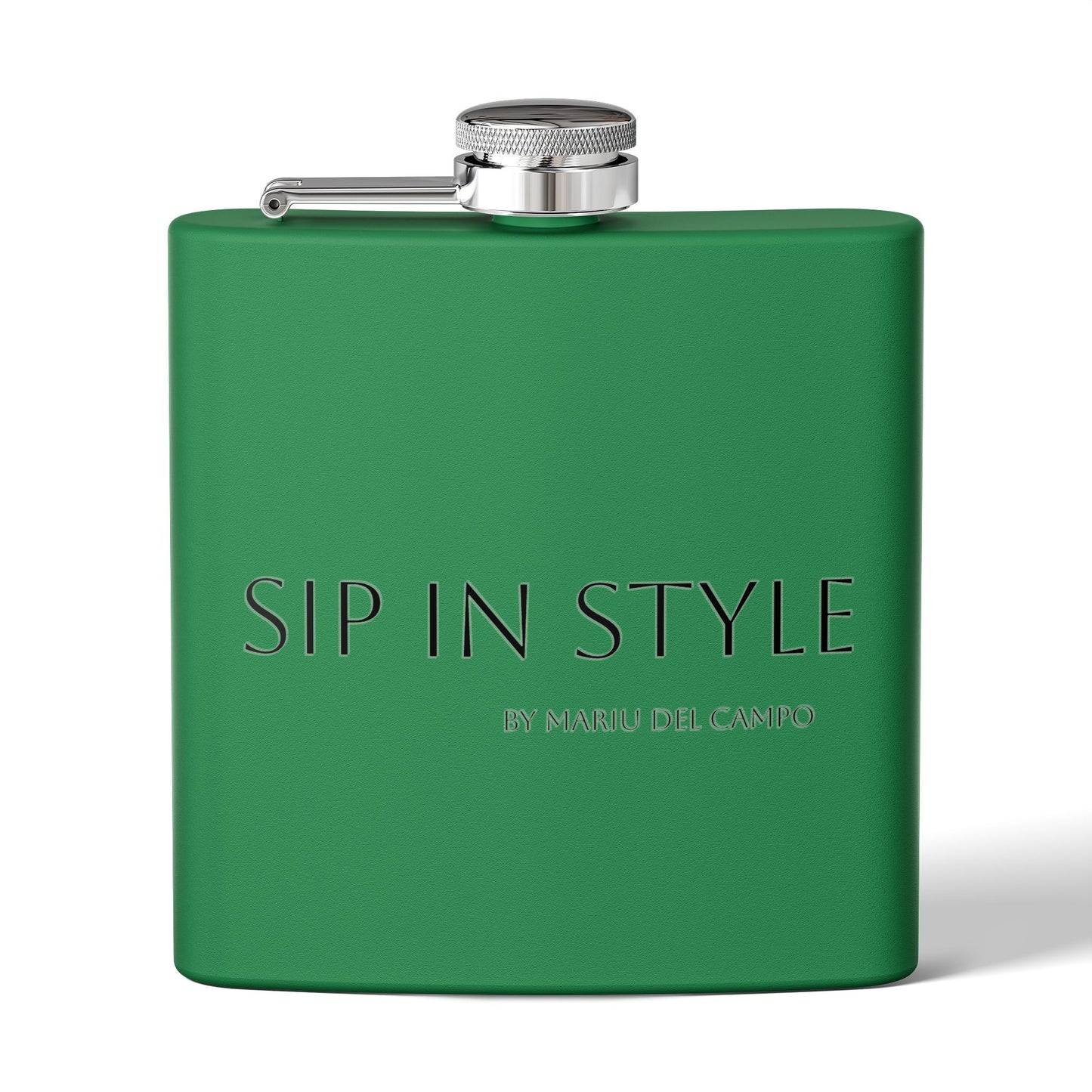 Steel Flask Sip in Style by Mariu del Campo.