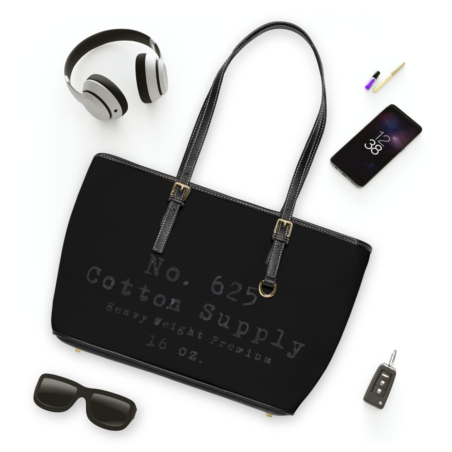 Bag Vintage PU Leather Shoulder - Cotton Supply by Mariu del Campo.