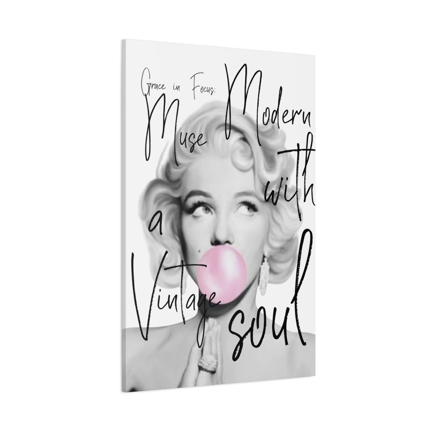 Canvas Marilyn Monroe by Mariu del Campo.