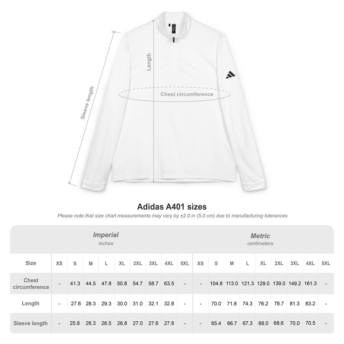 adidas® Quarter-Zip Performance Pullover Surf Club by Mariu del Campo.
