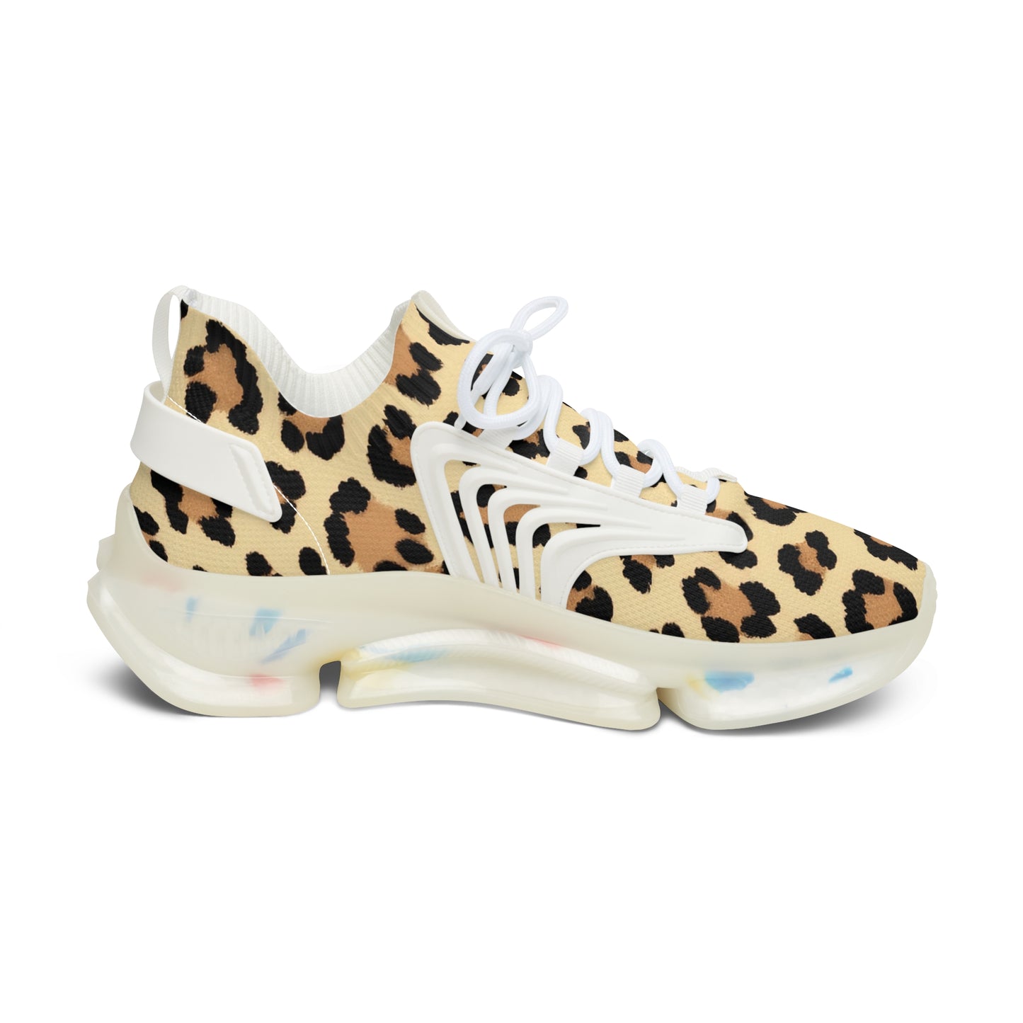 Sneakers Women's Mesh leopard spots by Mariu del Campo.
