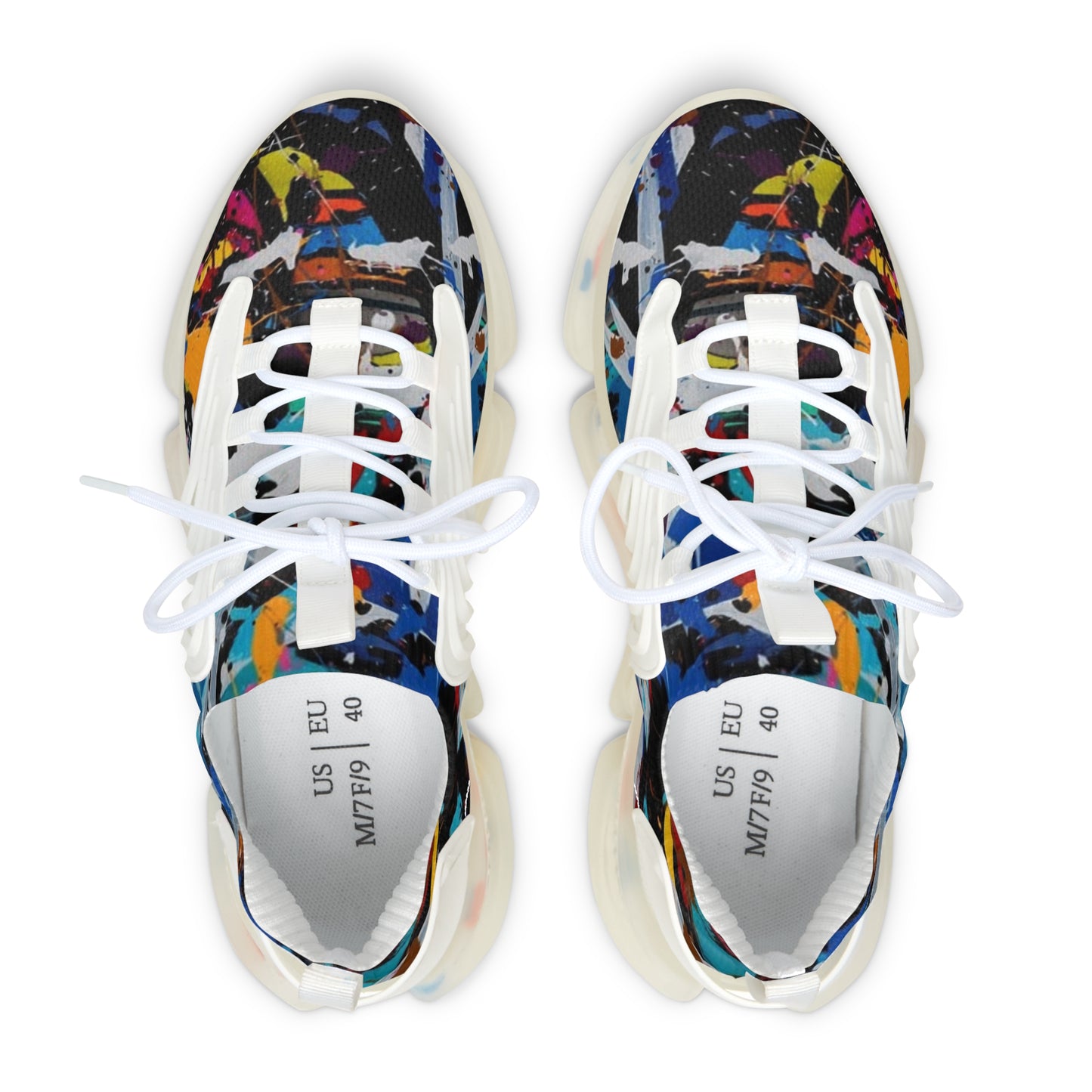 Sneakers Women's Mesh paint by Mariu del Campo.