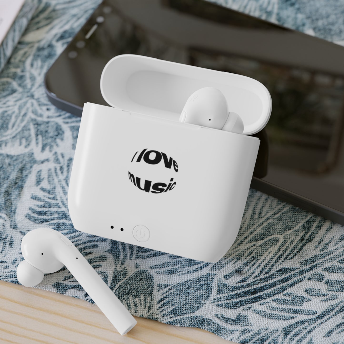 Essos Wireless Earbuds I love music by Mariu del Campo.