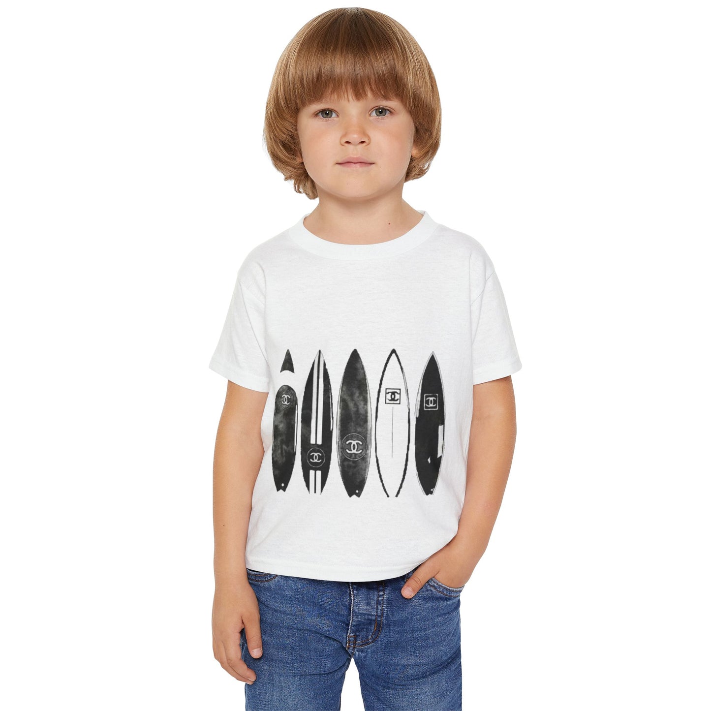 T-Shirt Heavy Cotton™ Toddler surf by Mariu del Campo.